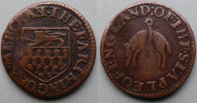 Uncertain, Staple-Merchants farthing N9380 Uncertain, Staple-Merchants farthing N9380